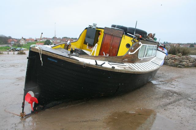 boat at blakeney